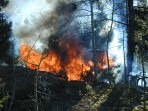 fire, Woodland Park, wildland fire, controlled burn
